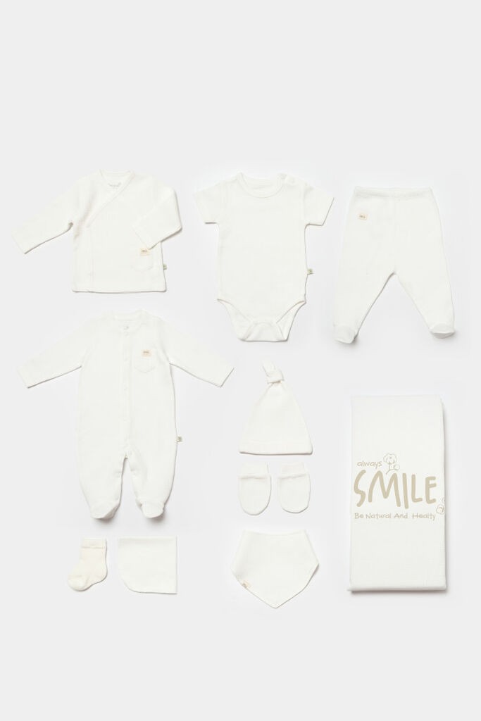 Set za iznošenje bebe BiOrganic 10/1,bež,56cm.