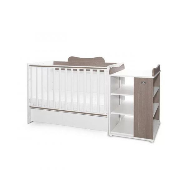 Krevet Multi 190/72 bijeli/krem