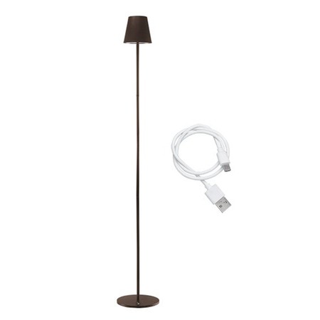 Beper Lampa podesive visine P201UTP403 bežična podna, Crna