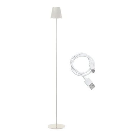 Beper Lampa podesive visine P201UTP402 bežična podna, Bijela