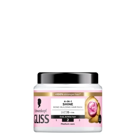 Schwarzkopf maska ​​za kosu Gliss Shine 4u1, 400ml