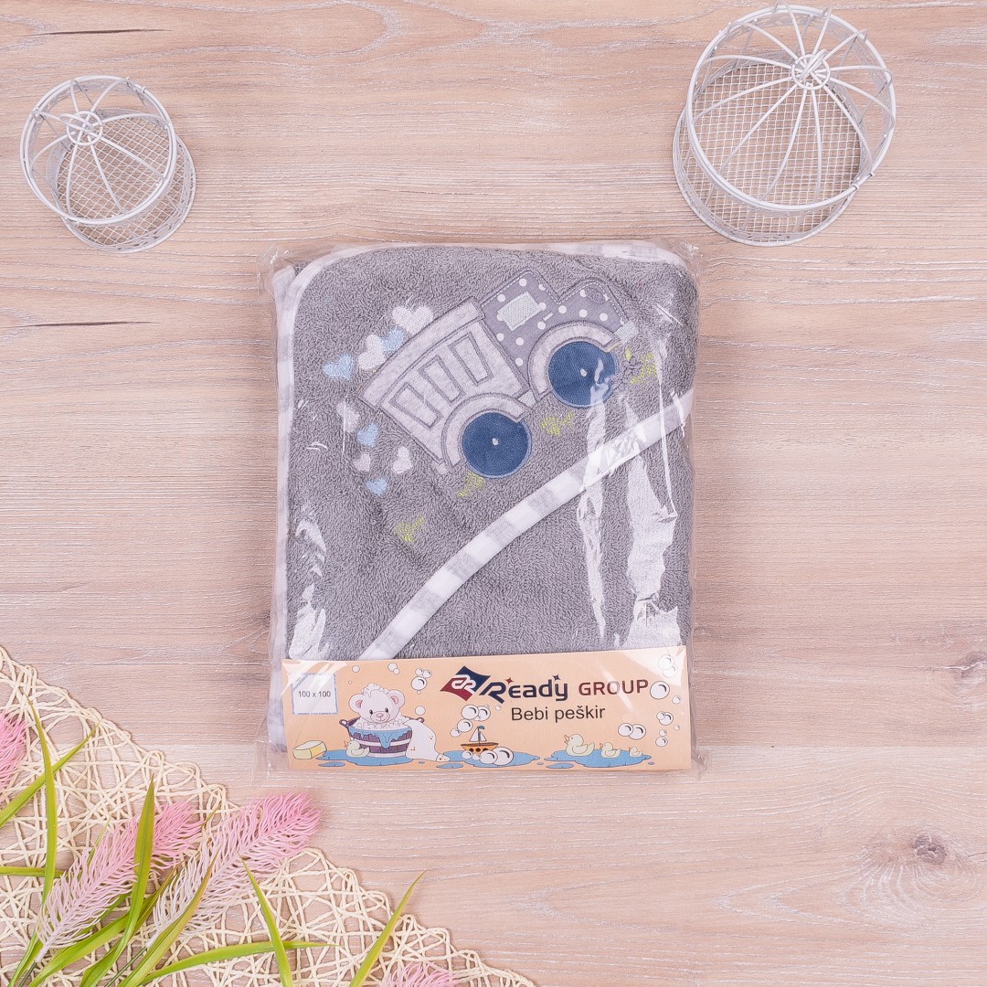 Ready Group Peškir 100X100Cm, Sivi