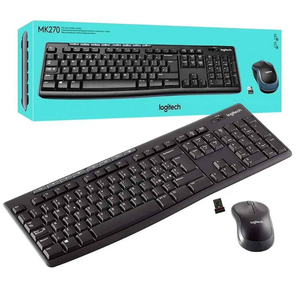 Logitech MK270 - Bežična tastatura i miš