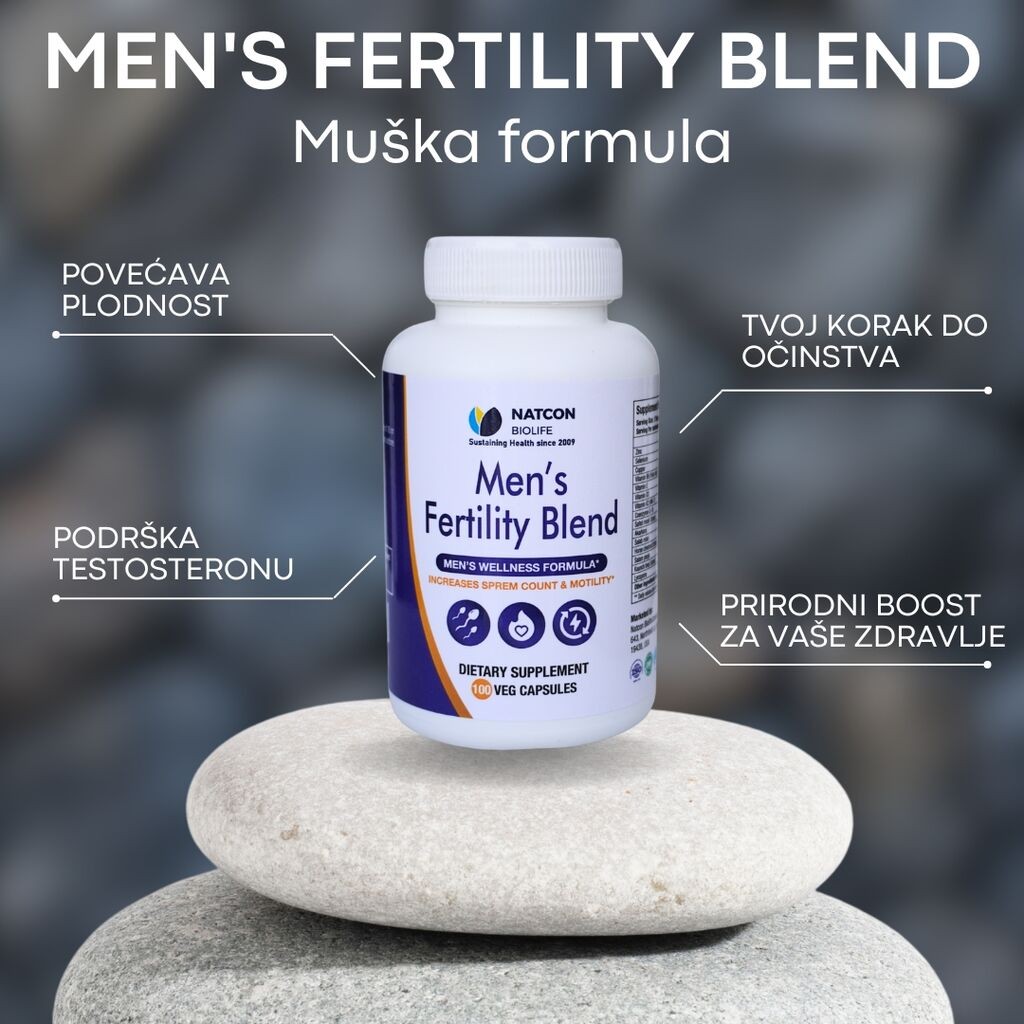 Men's Fertility Blend by NATCON BIOLIFE, 60 kapsula
