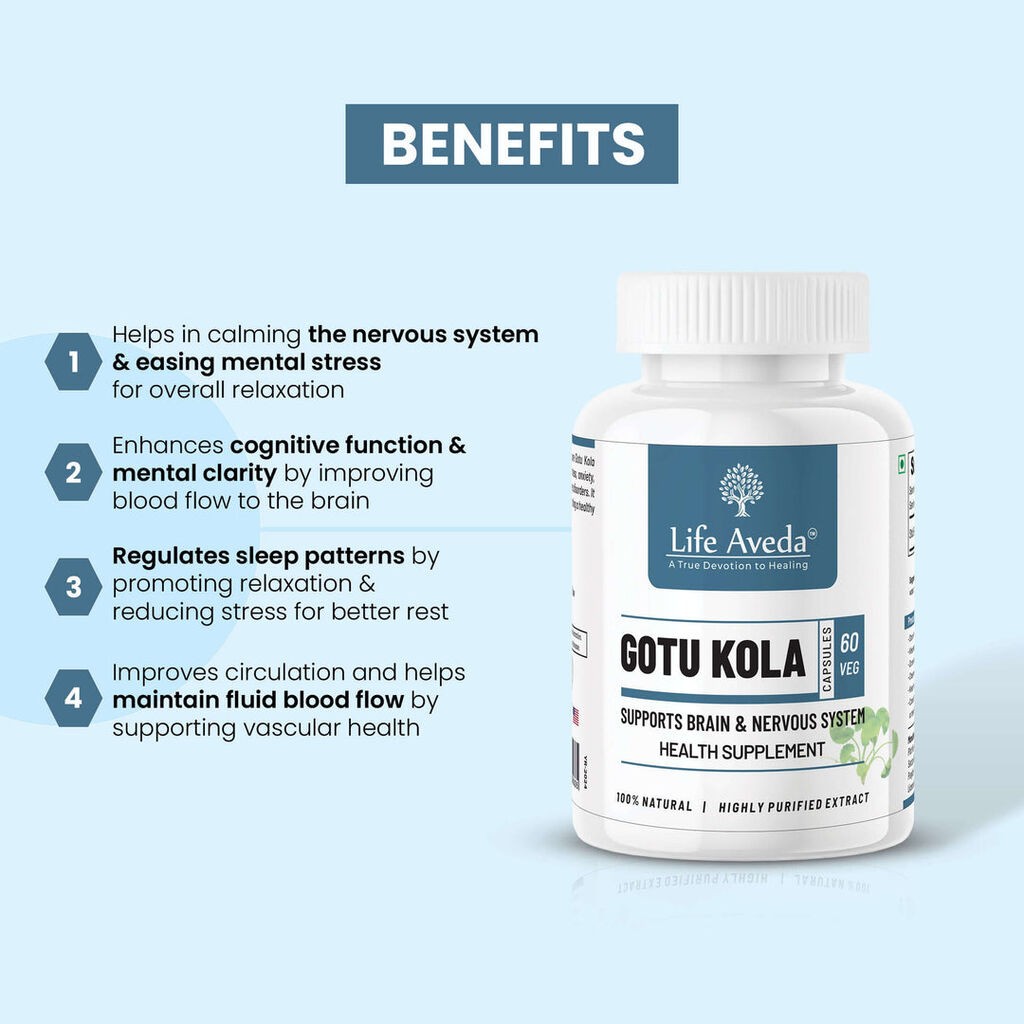 Gotu Kola by LIFE AVEDA, 60kapusla