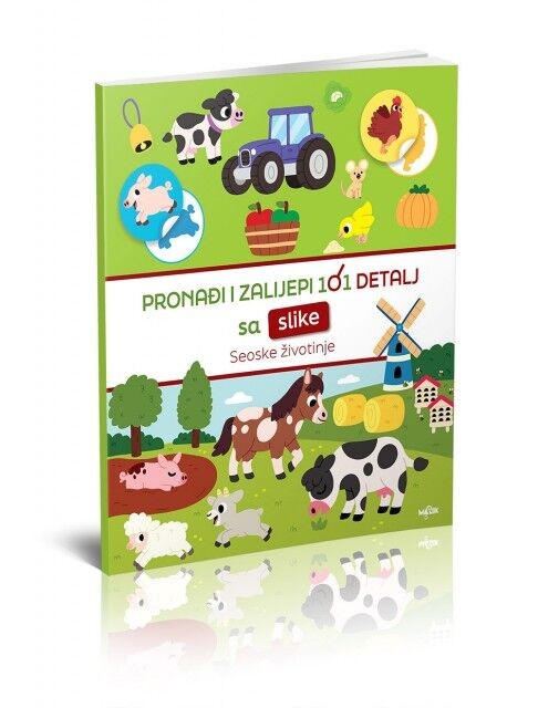 Malik Books Pronađi I Zalijepi 101 Detalj - Seoske Životinje