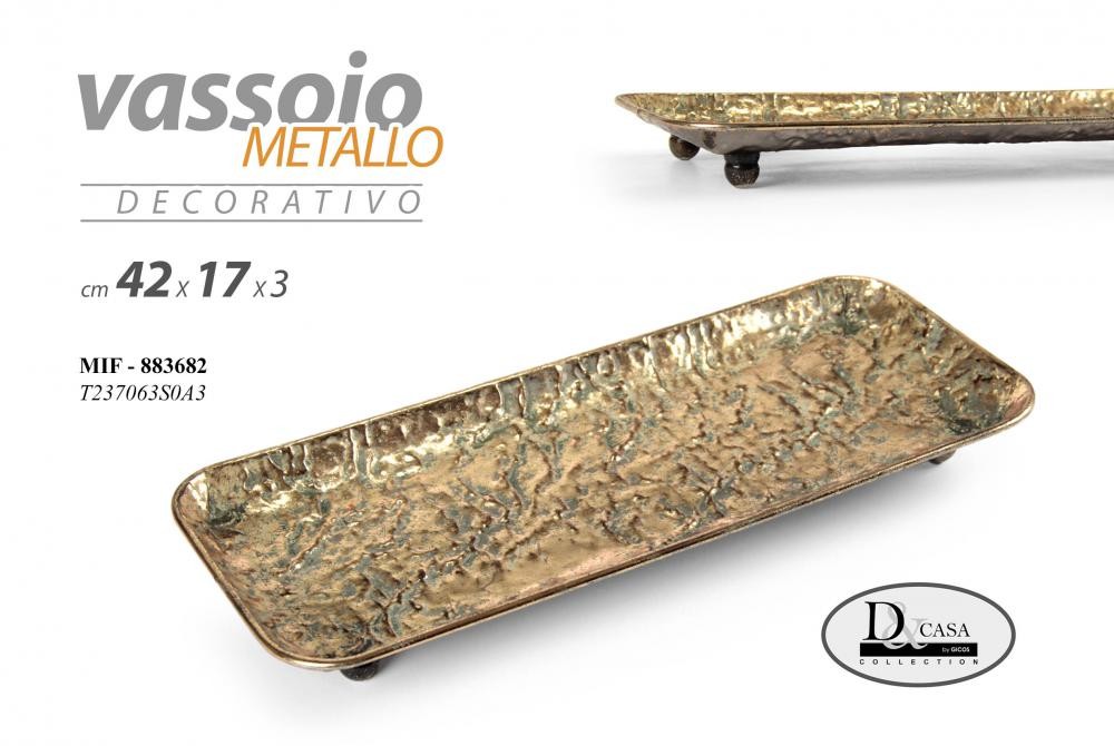 Ukrasni Tanjir/Zlatni 42*17*3 T237063S0A3