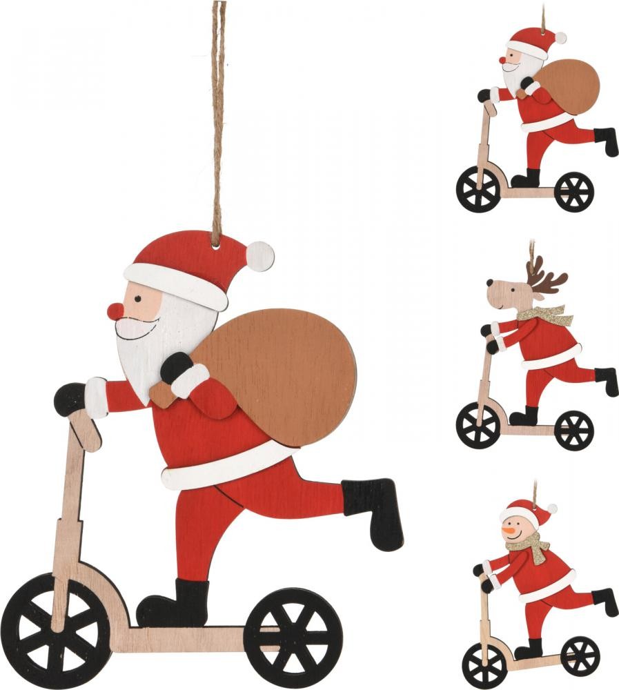 Viseća Božićna Figura Na Trotinetu 145X10X160Mm Dh8067540