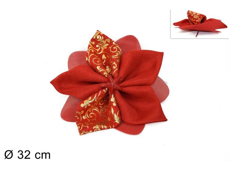 Christmas Novogodisnji Ukras 32Cm. Rosso Fd17076-1C@