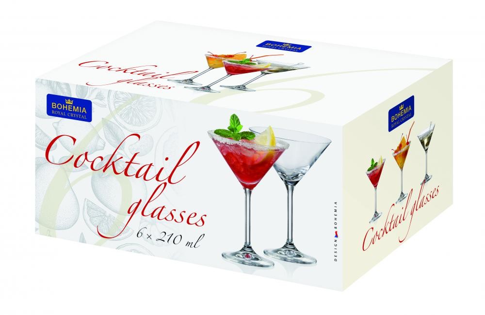 Čaša Cocktail 210Ml, Gift Box/6 Kom