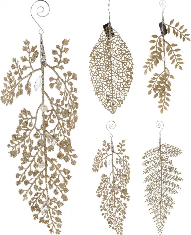 Viseći Ukras List 25Cm Zlatni Caa751600