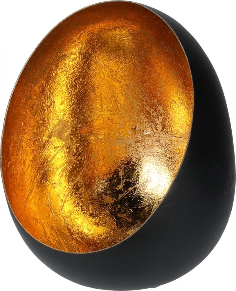 Svijećnnjak 10X13Cm Crno Zlatni A67100670