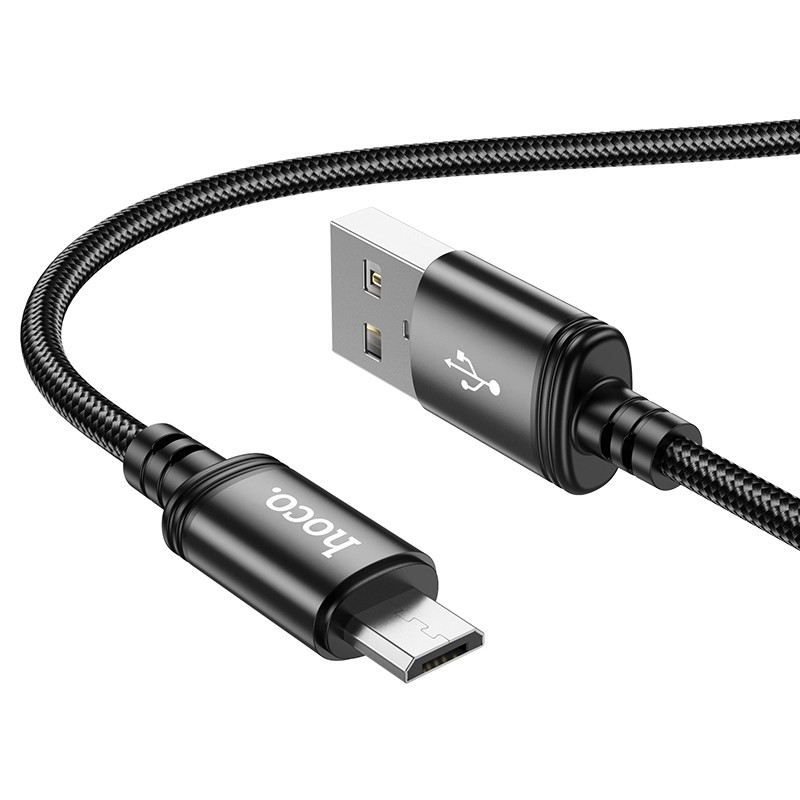 HOCO X89 Wind USB Kabl na Micro USB, Crni