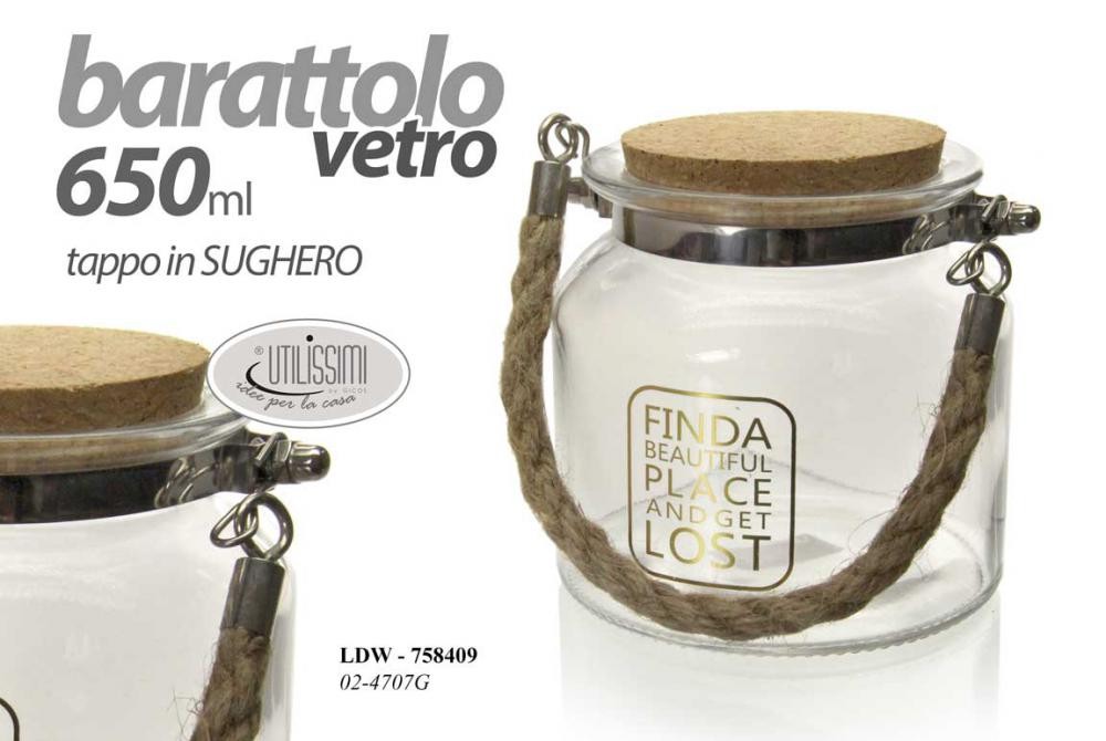 Tegla Staklena 650Ml 11*11,4 02-4707G