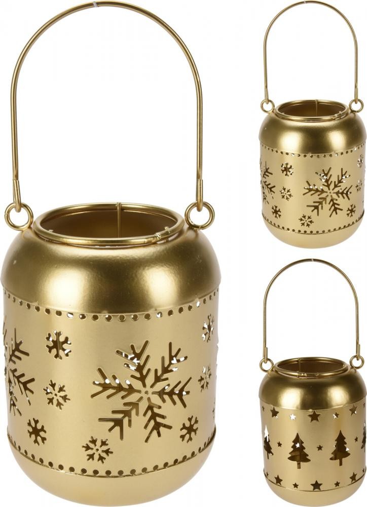 Svijećnjak U Ylatnoj Boji 12X16Cm Aae340040