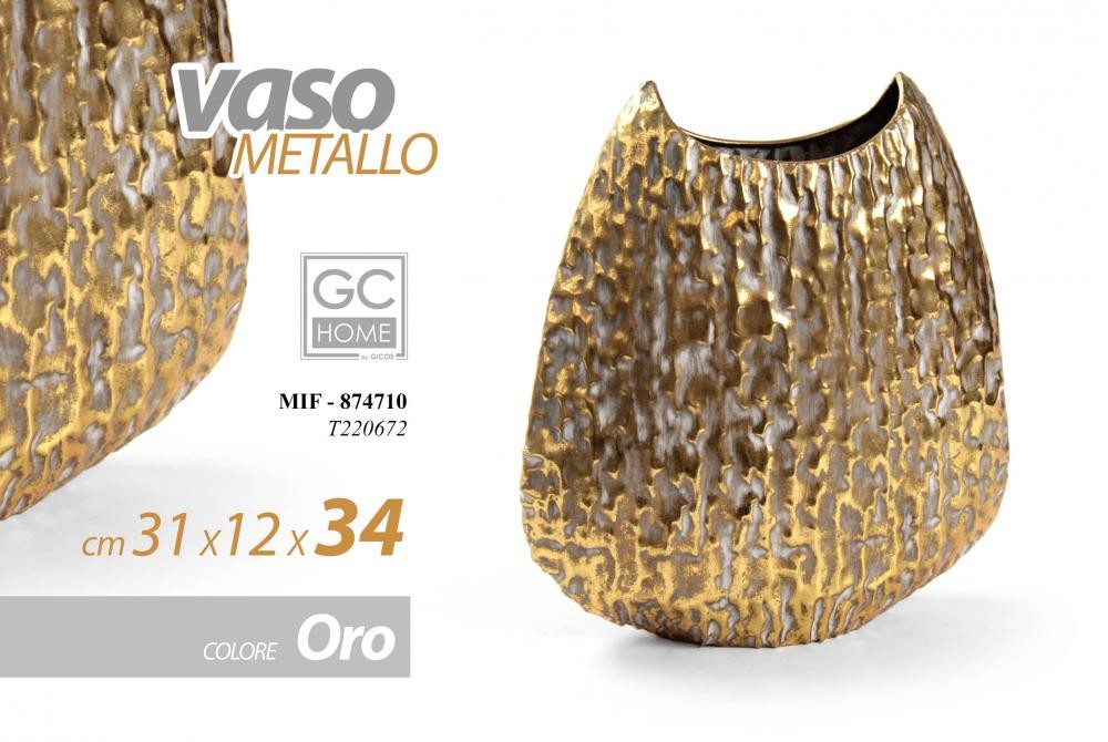 Vazna Zlatna 31*12*34Cm T220672