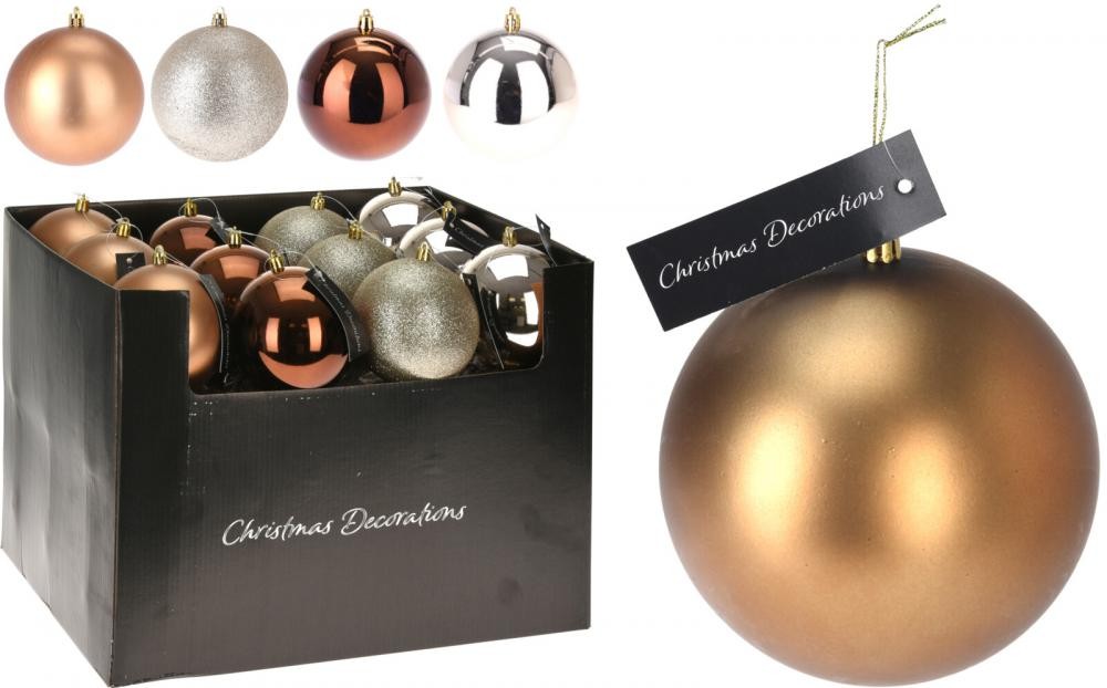 Kugla Za Jelku 12Cm Smedja/Gliter Acs203550