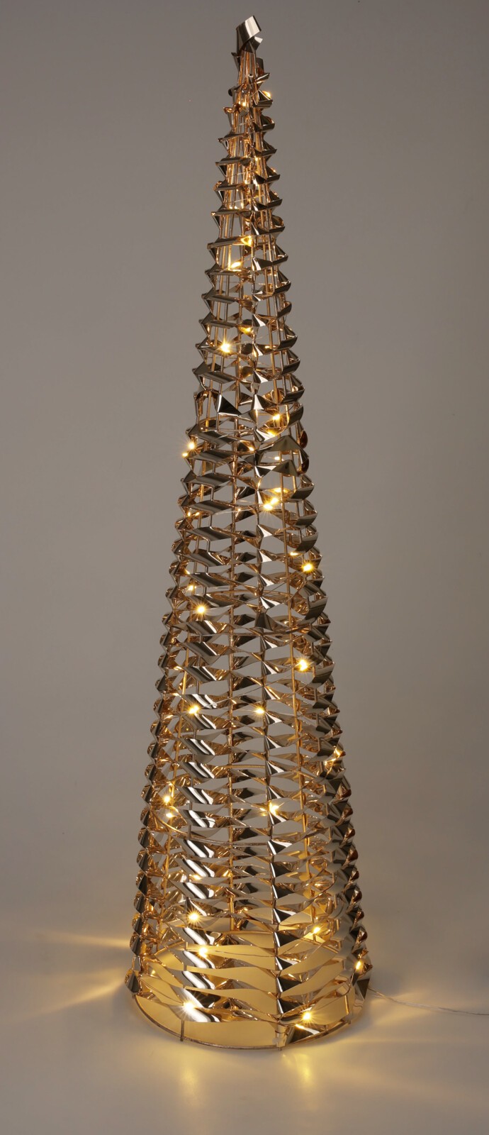 Novogodišnja Ukras Jelka Na Baterije/Tople Diode 80Cm Zlatna Amz112220