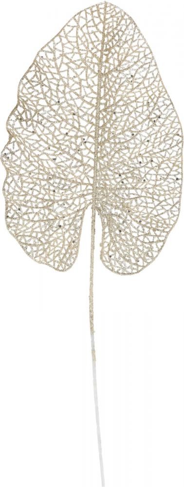 Dekoracija List 67Cm Champagne Yza000230