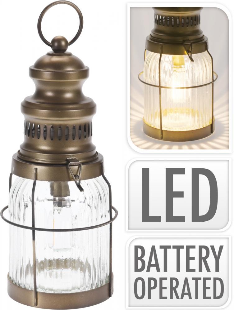 Fenjer Na Baterije 29Cm Braon Xx8323100