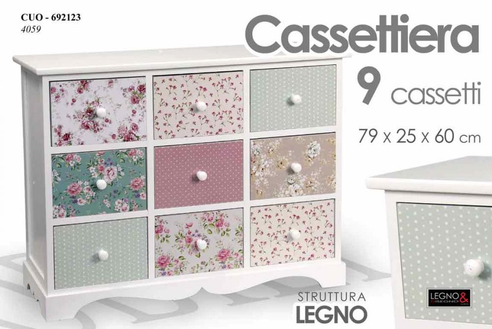 Gicos Komoda Sa Fiokama 79*25*60Cm - 692123