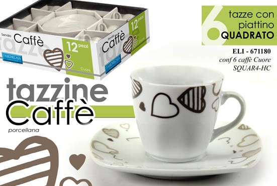 Gicos Keramičke Šolje Za Kafu Set 6 Kom - 671180