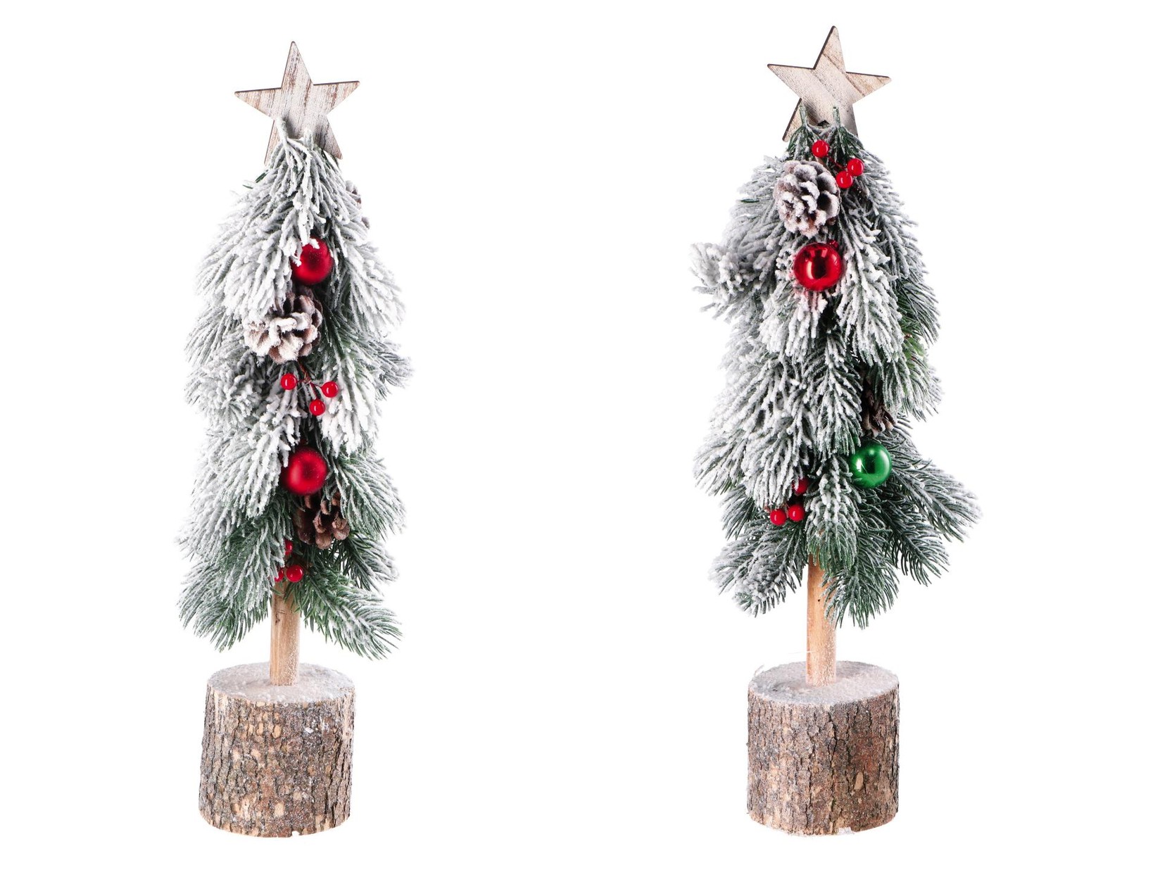 Jelka Sa Drvenom Podlogom Za Dekoraciju Cm9X9Xh50 105702