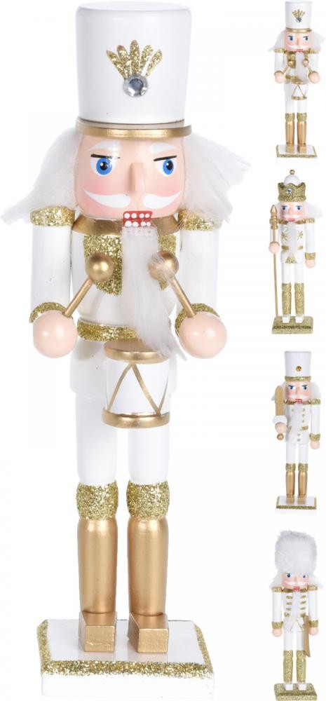 Dekoracija Krcko 18Cm Zlatno/Bijeli Dh8021710