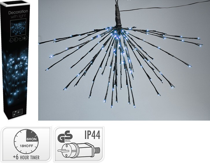 Viseća Svjetlucava Dekoracija 75Cm 160Led White Axf205910