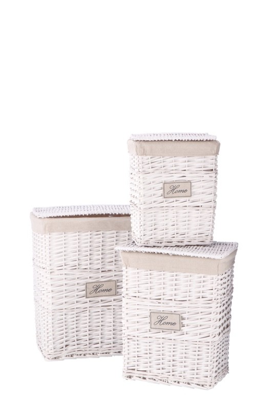 Korpa Za Ves Bijela 32X20,5H39,5Cm 102746