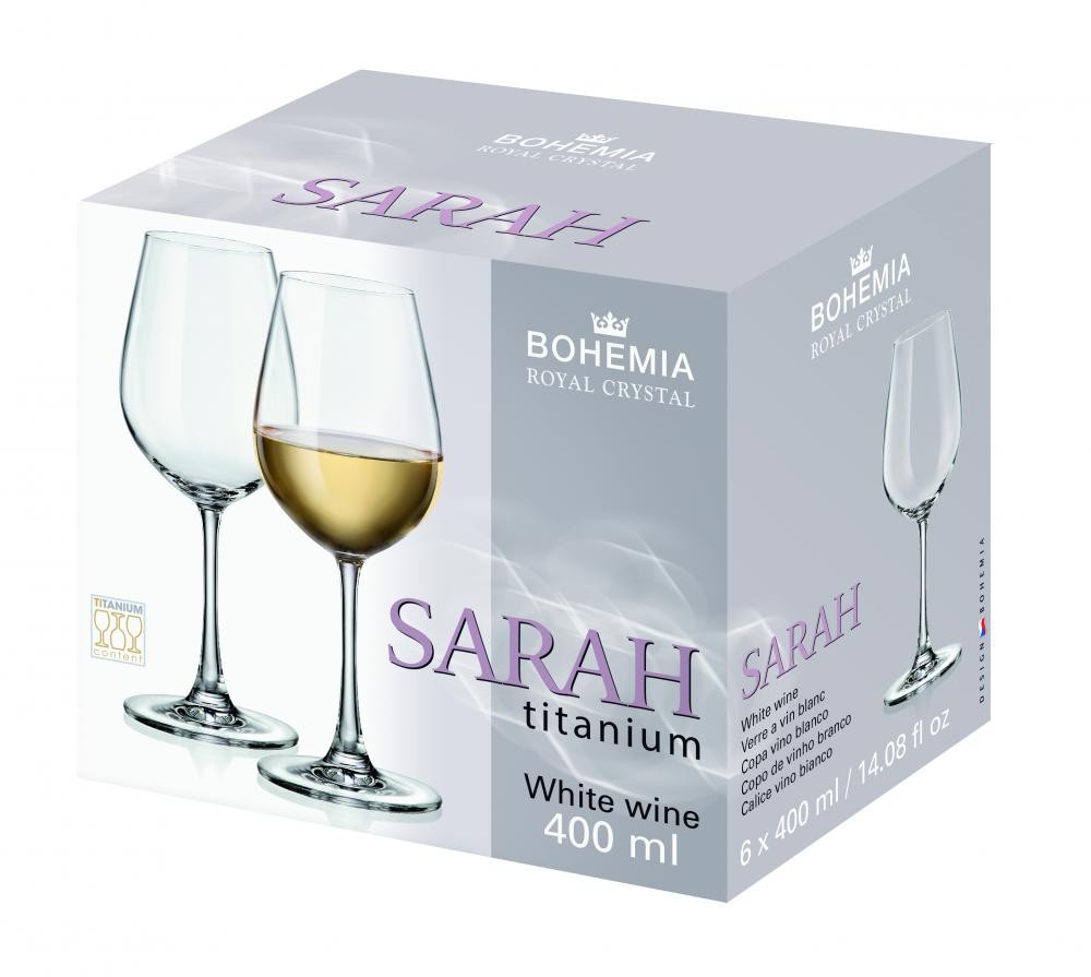 Čaše Za Bijelo Vino Sarah 400Ml Box/6 Kom