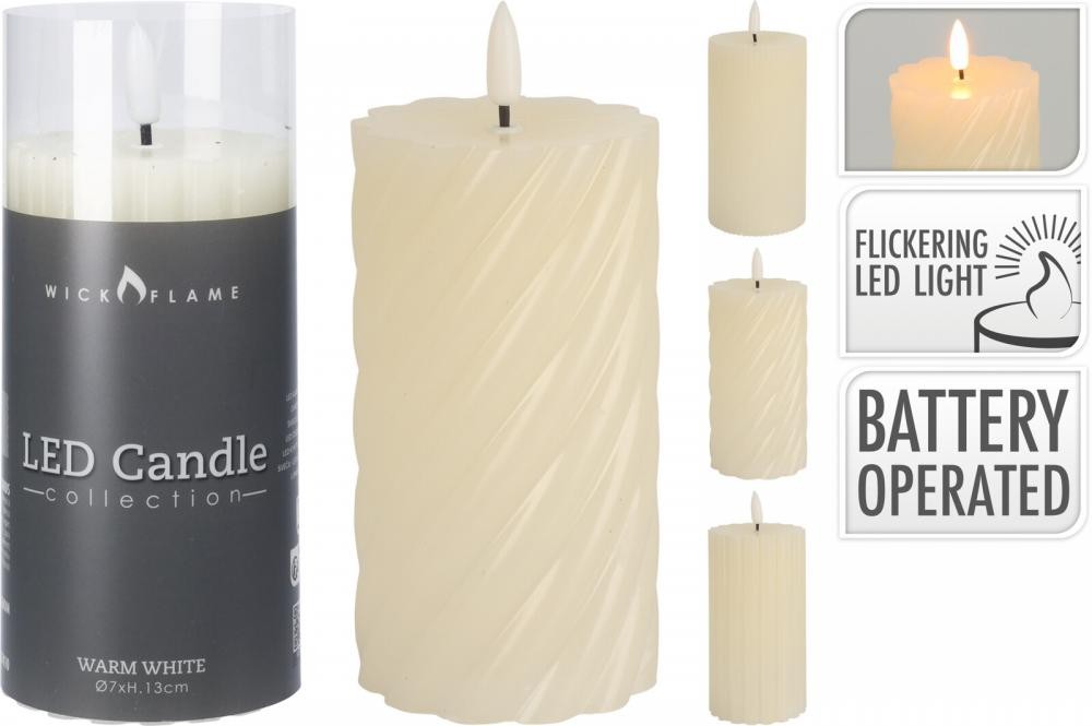 Svijeća Na Baterije 7X13Cm Bez Ax5437410