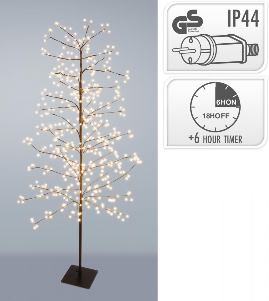 Metalno Drvo Unutrašnje/Spoljno 480Led Dioda/ Topla 180Cm Ax5306340