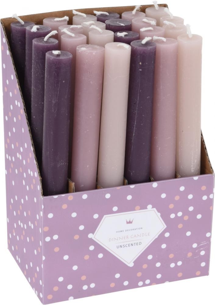 Svijeća 20Cm Ljubicasto Roze Acc678290