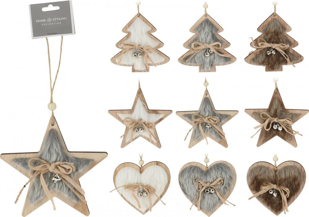 Viseća Dekoracija Sa Krznom 9Cm Dh8056430