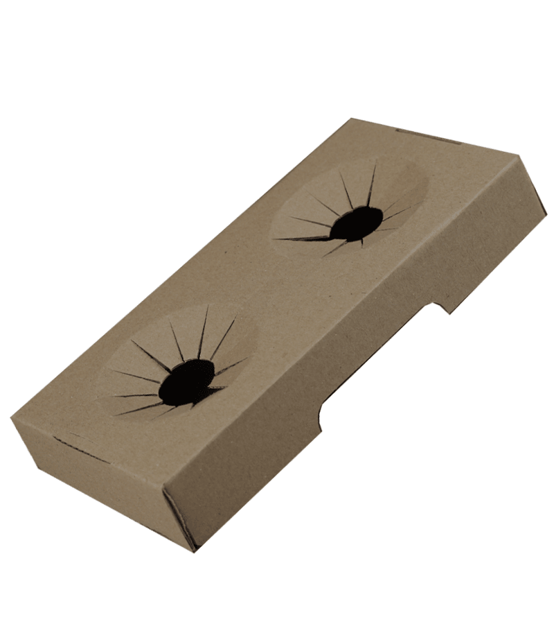 Enigma Nosač za 2 čaše 1/50, Smeđa