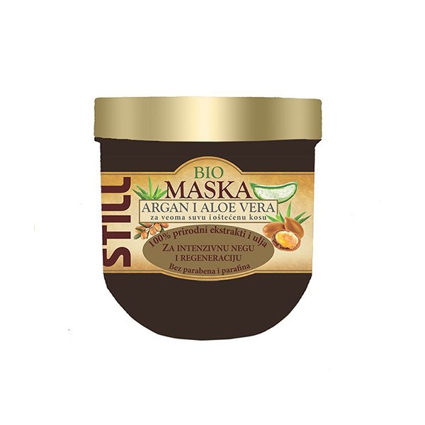 STILL Maska za kosu Bio, argan i aloe vera, 500ml