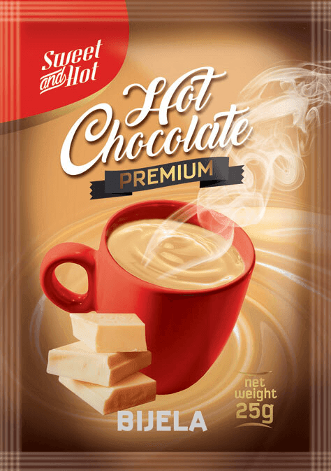 Enigma - Sweet & Hot Topla cokolada PREMIUM "Sweet & Hot" 25 g Bijela 40/1, Crna