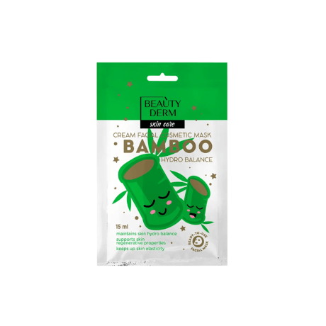 Beautyderm Cosmetic Maska Bamboo Hydro Balance - 15Ml