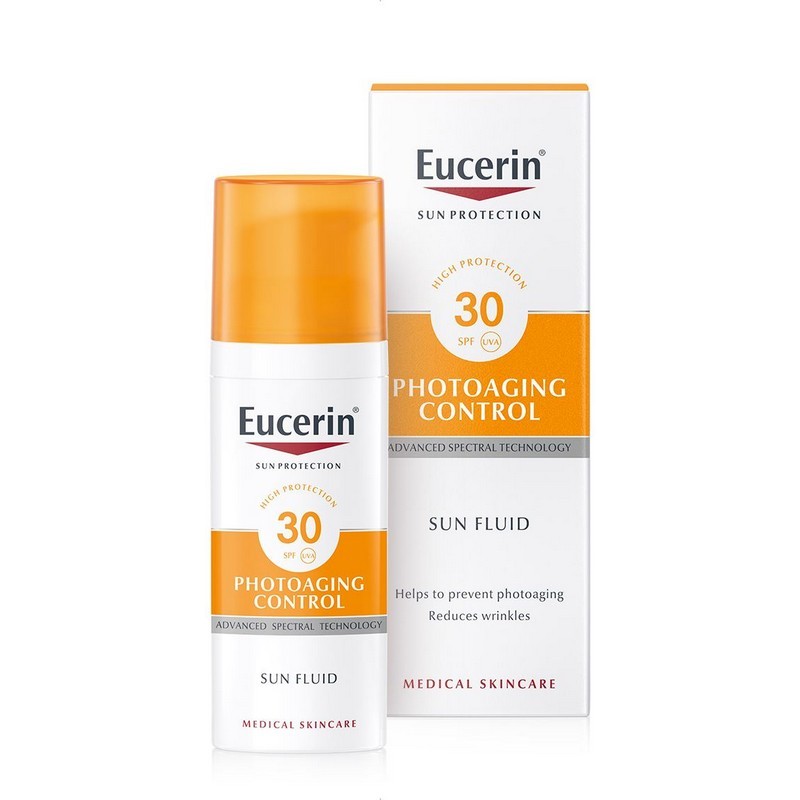 EUCERIN Sun krema za lice protiv starenja SPF30, 50 ml
