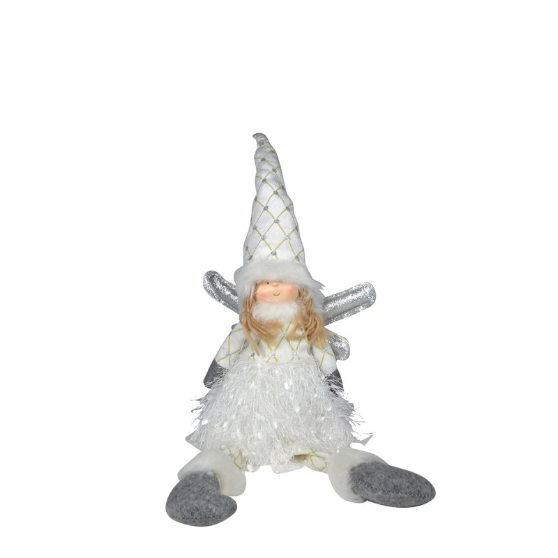 Sigma Novogodišnja  Figura 62Cm (Devojcica) Oy22B002-62B, Bijela