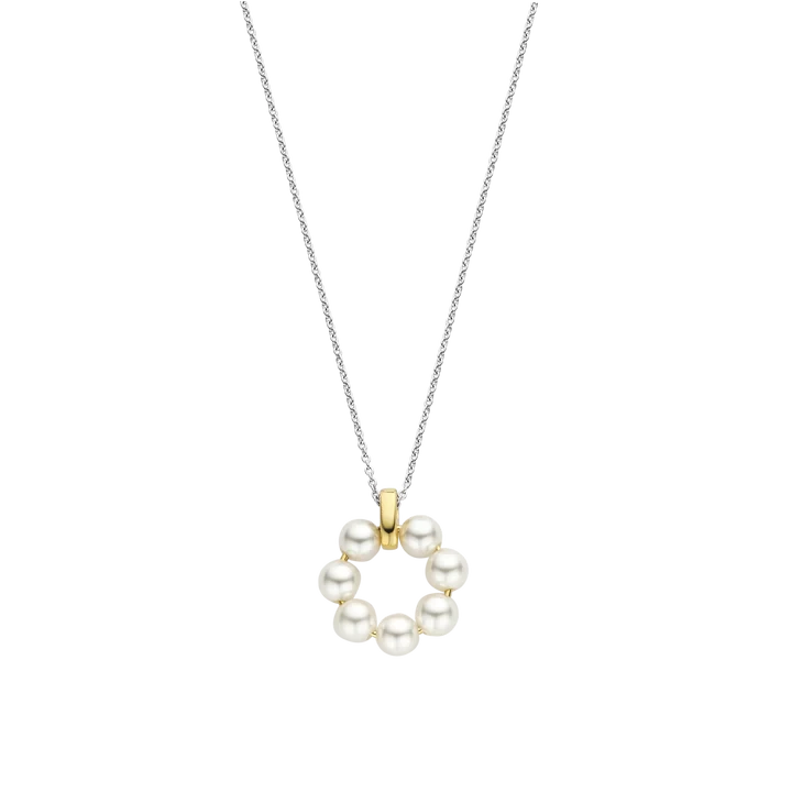 Ti Sento Ogrlica 34036YP - srebro 925