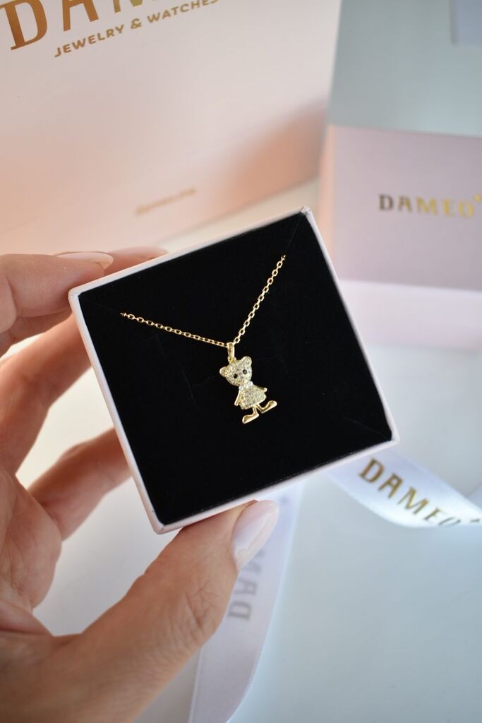 Dameo Ogrlica Princess Charm - srebro 925 sa pozlatom i cirkoni