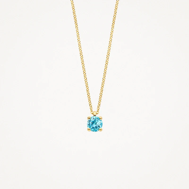 Blush Ogrlica 3200YBT 14kt  žuto zlato i topaz