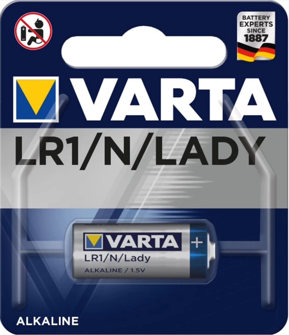 Varta LR1/N (Lady) (4901), Siva
