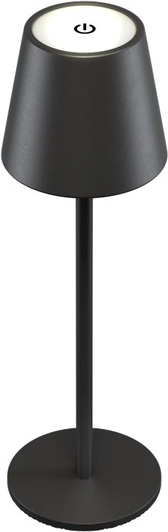 Goobay Bežična LED stona lampa, Crna