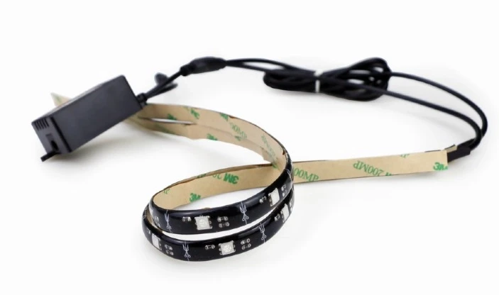 Gembird USB RGB LED traka2 x 50 cm, Crna