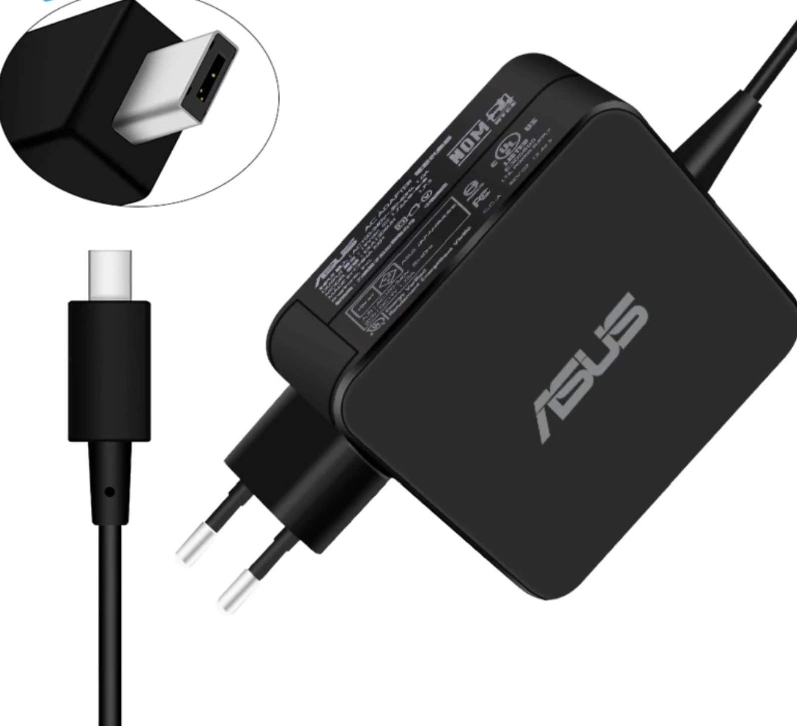 Acer ASUS 33W 19V 1.75A X205T PIN (MICRO USB), Crna