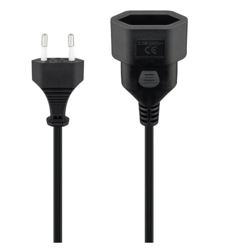 Goobay Produžni kabal 3 mi, Crna