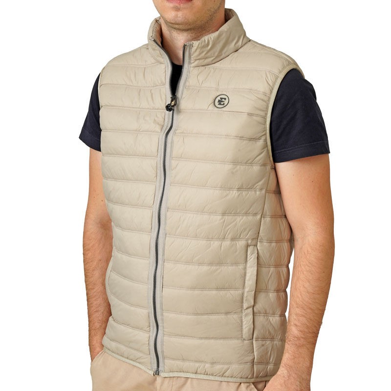 Muški prsluk Crater, bež boje, za muškarce, usmjeren na istok